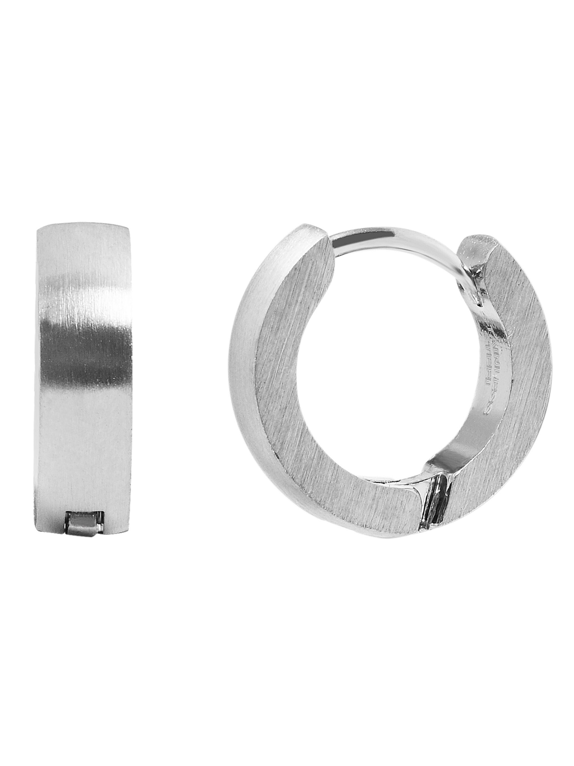 Akzent Ohrringe 'Messalie, langlebig'‌‌‌‌‌‌‌‌ in Silber: Vorderseite