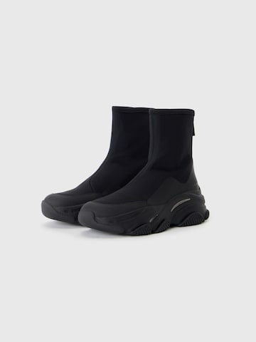 STEVE MADDEN Visoke superge 'Vrooms-E' | črna barva