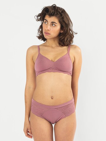 Erlich Textil - Soutien de tecido Soutien em rosa: frente