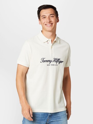 T-Shirt TOMMY HILFIGER en blanc : devant