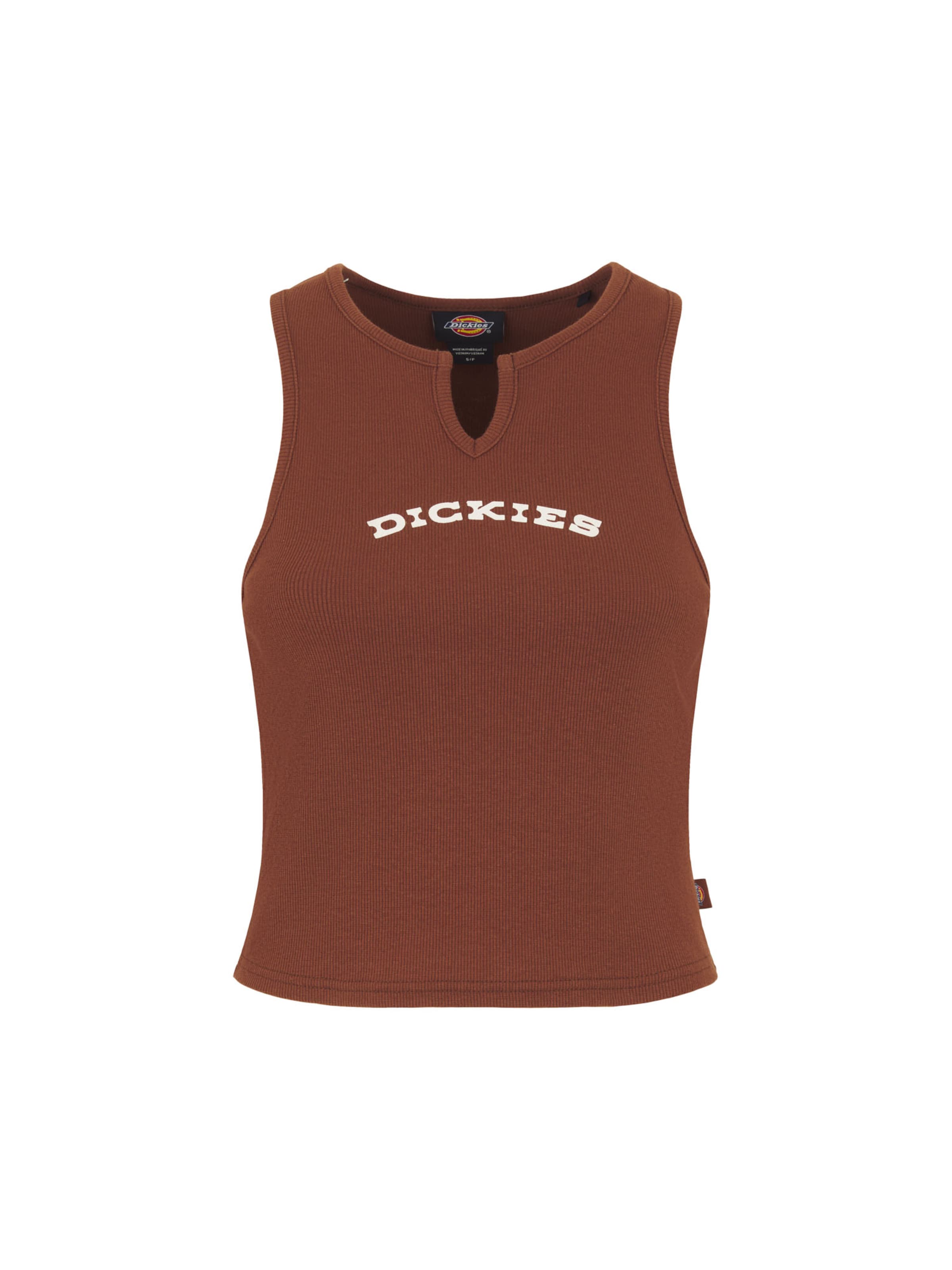 Top di DICKIES in marrone: frontale