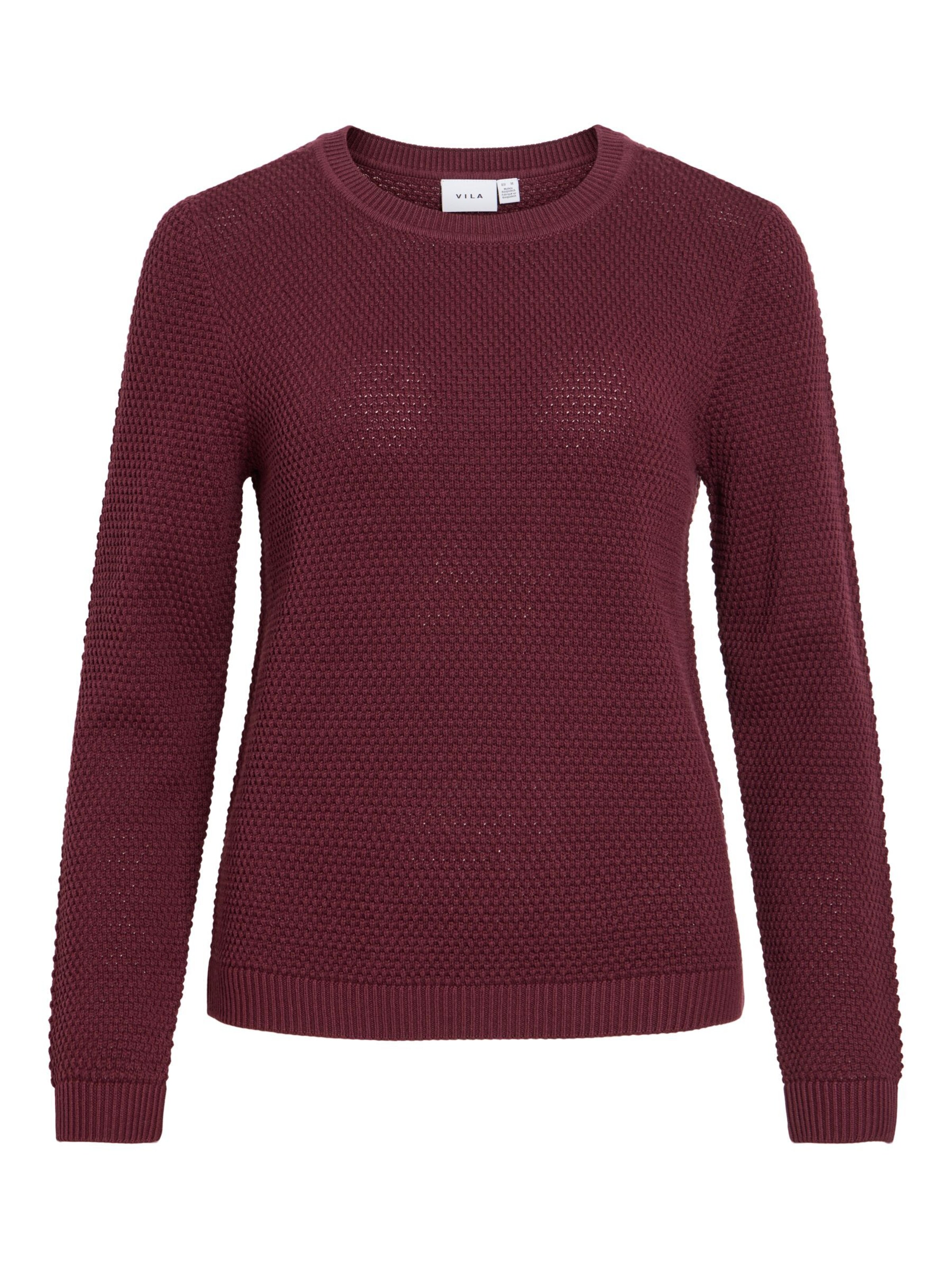 VILA Sweater 'VIDalo' in Dark red, Item view