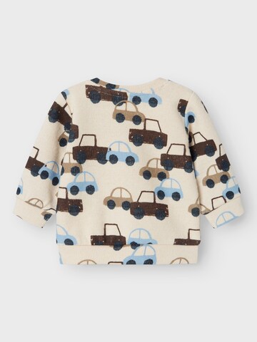NAME IT Sweatshirt 'NBMSacar' in Beige