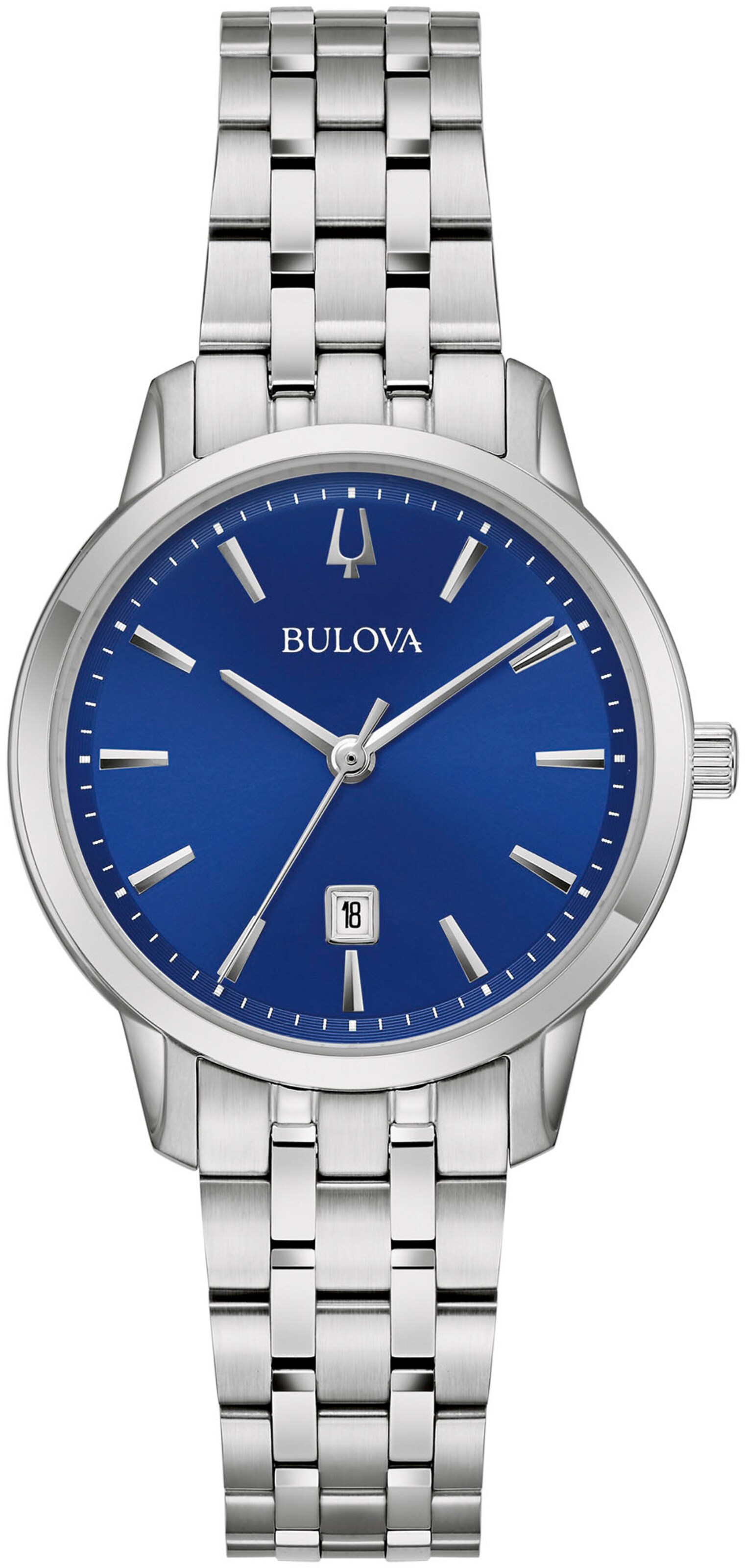 Bulova Analog Watch in Silver: front