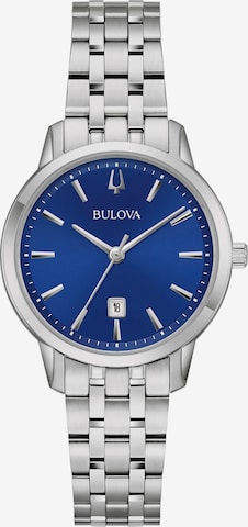 Bulova Analoguhr in Silber: predná strana