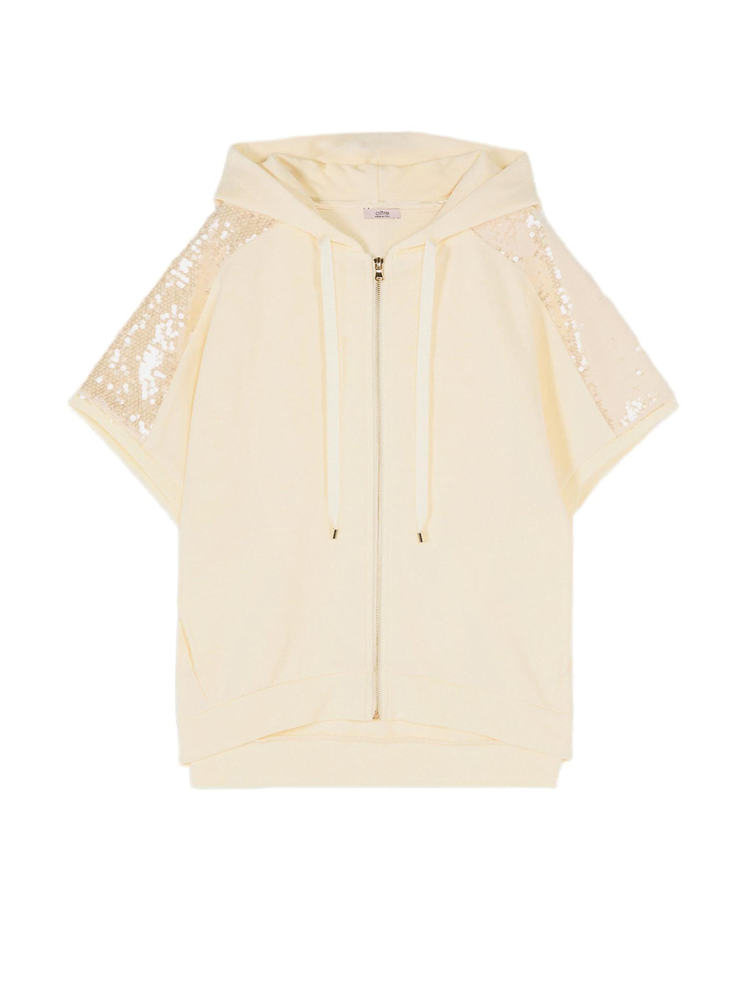Sweat-shirt oltre en orange : devant
