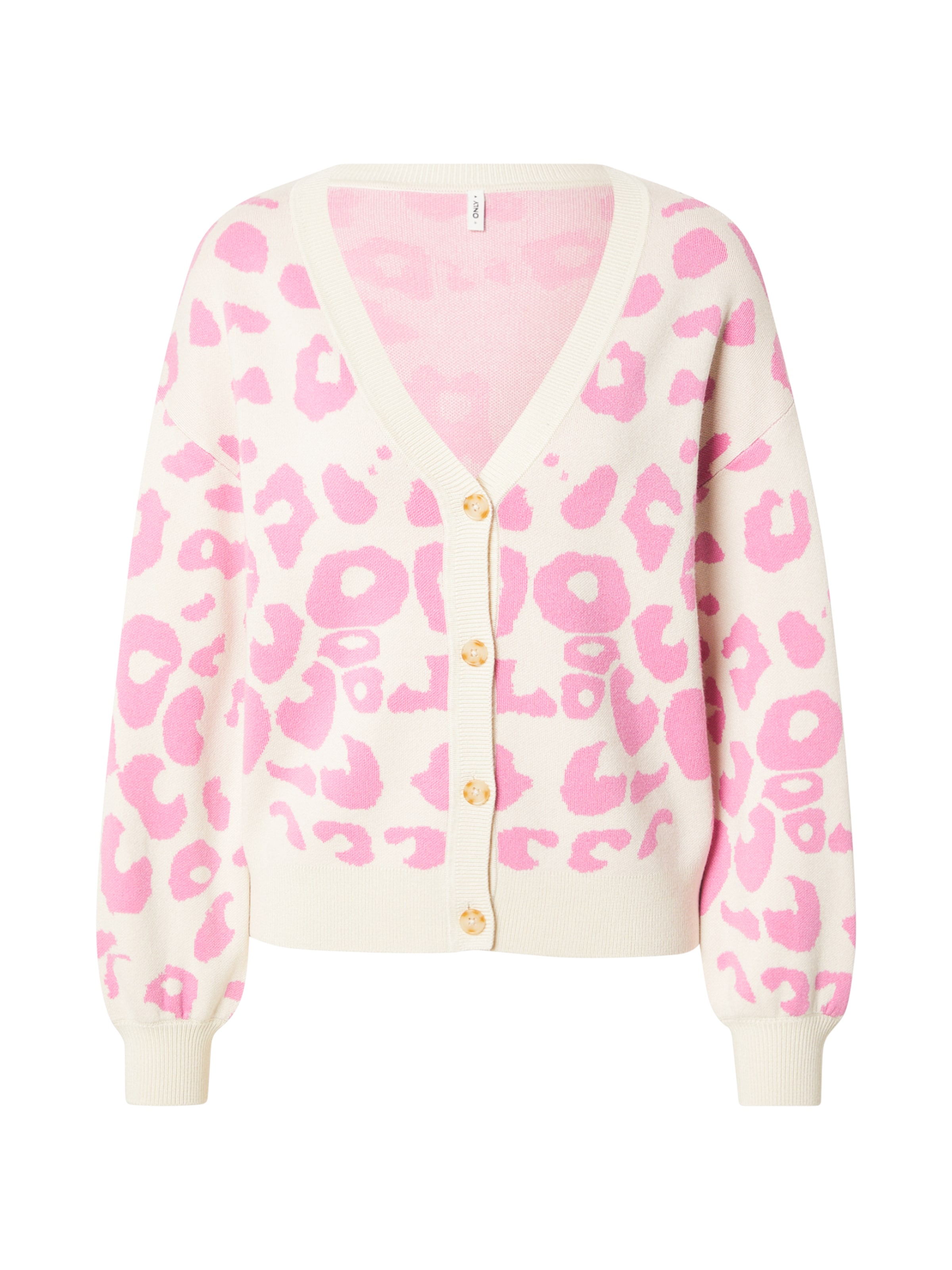 ONLY Knit cardigan 'ONLLEONA' in Beige: front