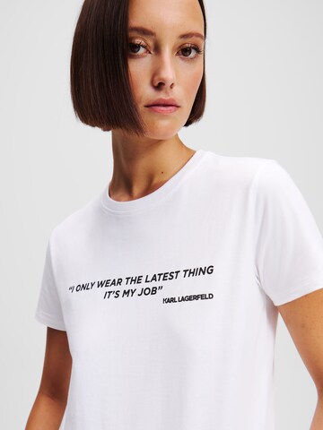 Karl Lagerfeld Футболка в Белый
