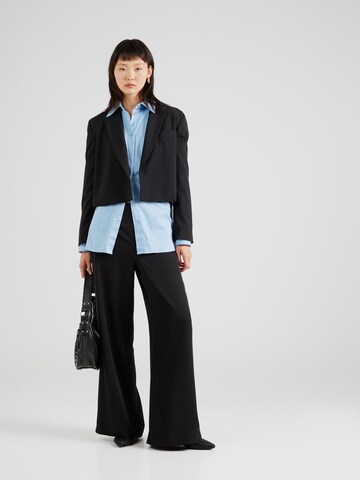 Wide Leg Pantalon 'Nichelle' MSCH COPENHAGEN en noir