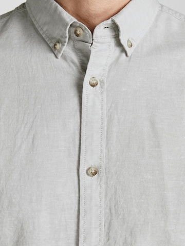 JACK & JONES جينز مضبوط قميص 'Summer' بلون رمادي