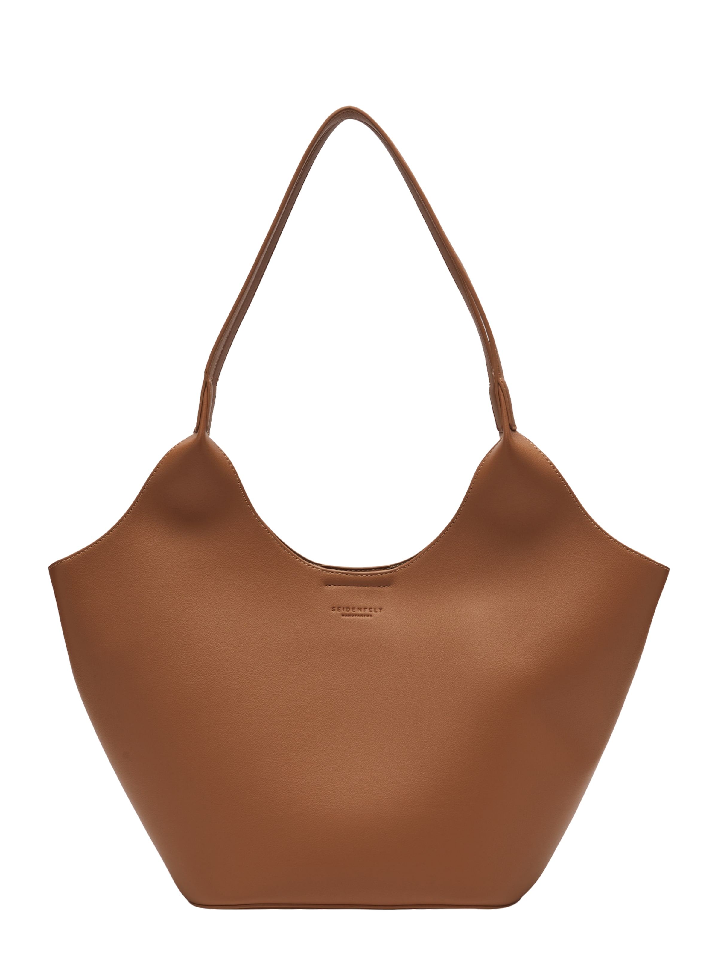 Seidenfelt Shopper 'Nelma Tulip' in Brown: front