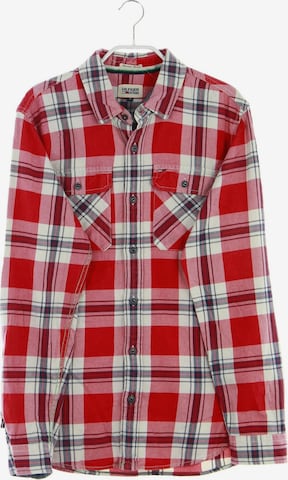 Tommy Jeans Button Up Shirt in M in Red: front