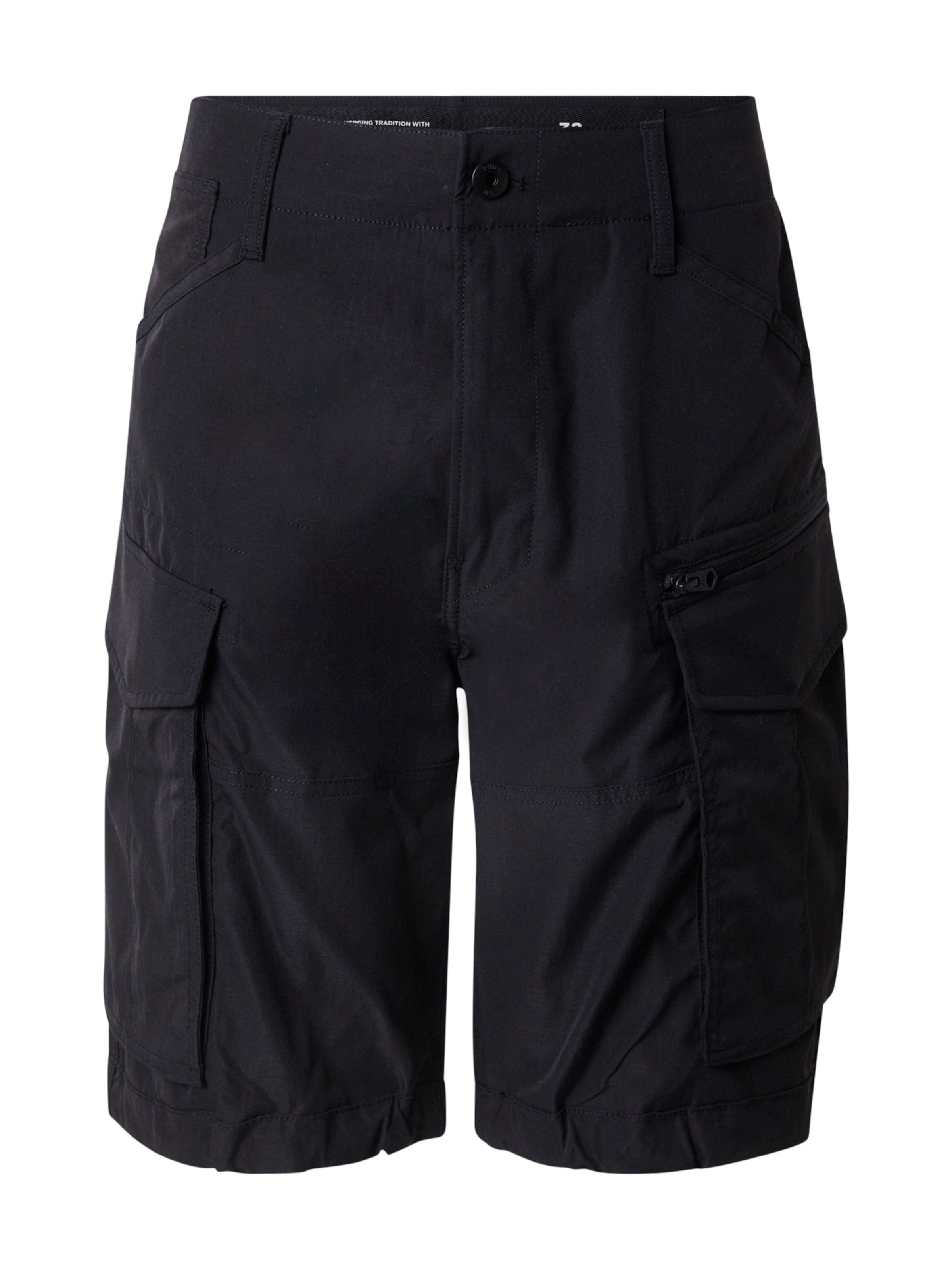 G-STAR Свободный крой Брюки-карго в Черный: спереди