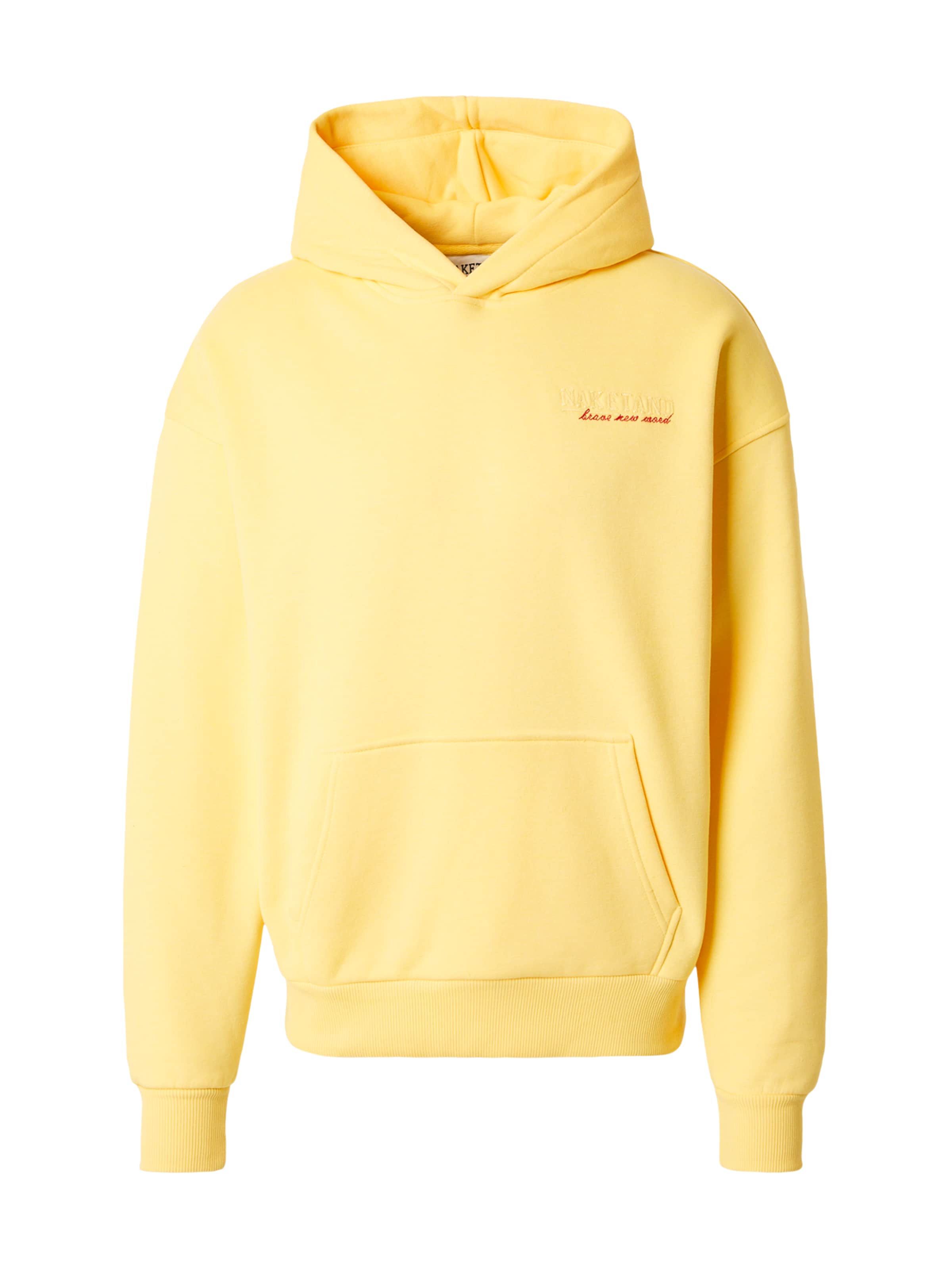 Bluză de molton de la naketano pe galben: față