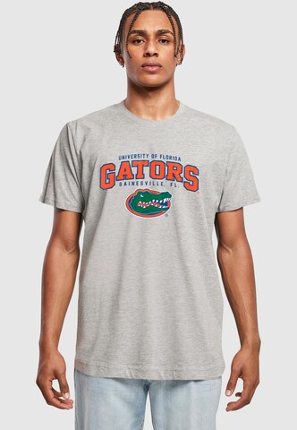 Merchcode Shirt 'University Of Florida - Gators One' in Grijs: voorkant