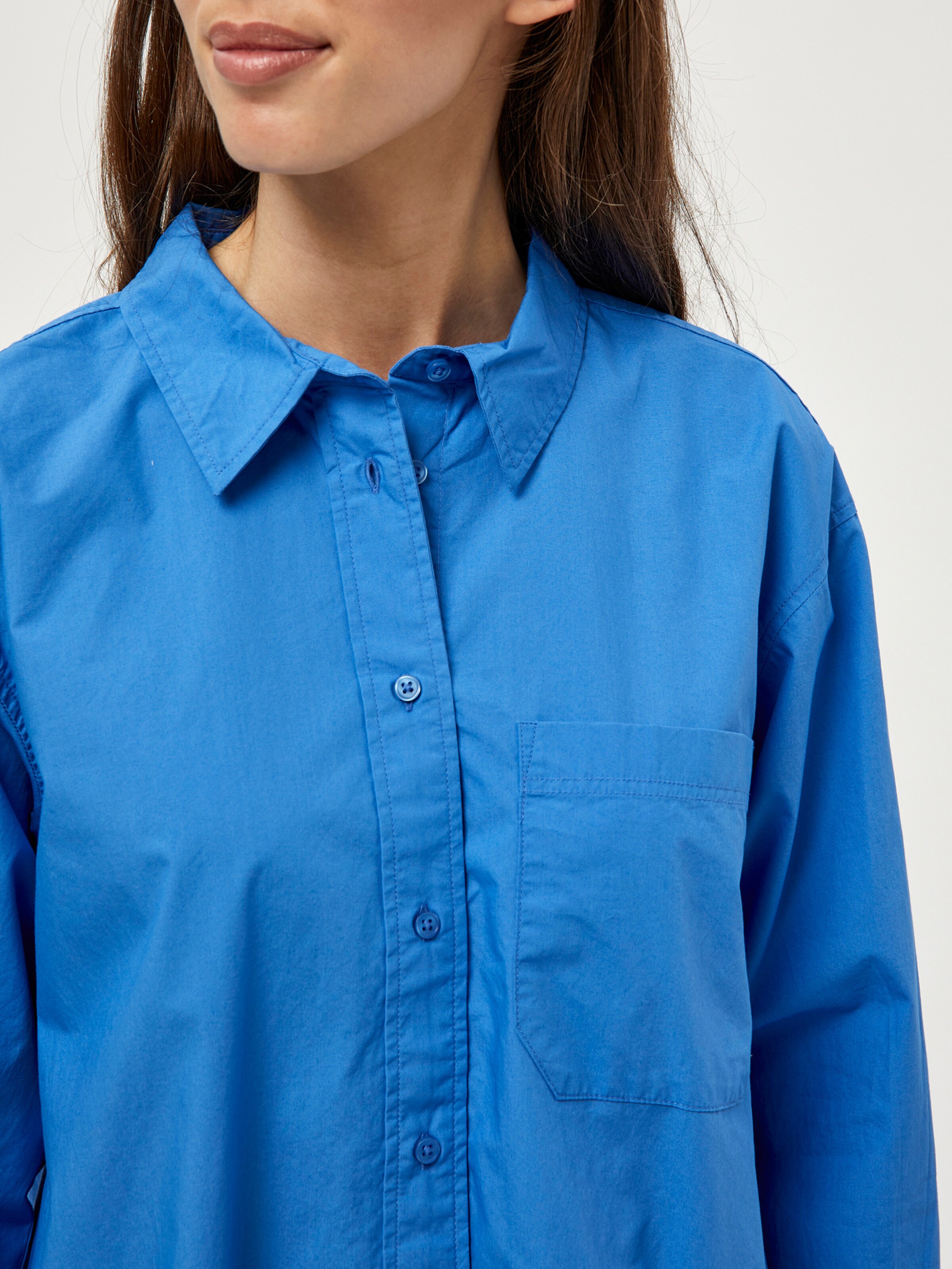 Frauen Große Größen Peppercorn Bluse 'Thelma' in Blau - YL73594 Frauen Große Größen Peppercorn Bluse 'Thelma' in Blau - YL73594