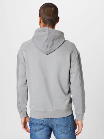 TOM TAILOR DENIM Sweatshirt in Grey