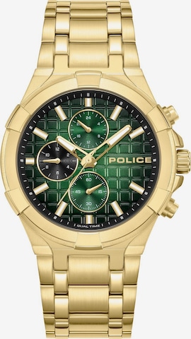 POLICE Analog watch ' Guardian ' in Gold: front