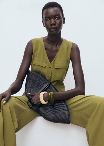 MANGO Jumpsuit 'Safari' in Green