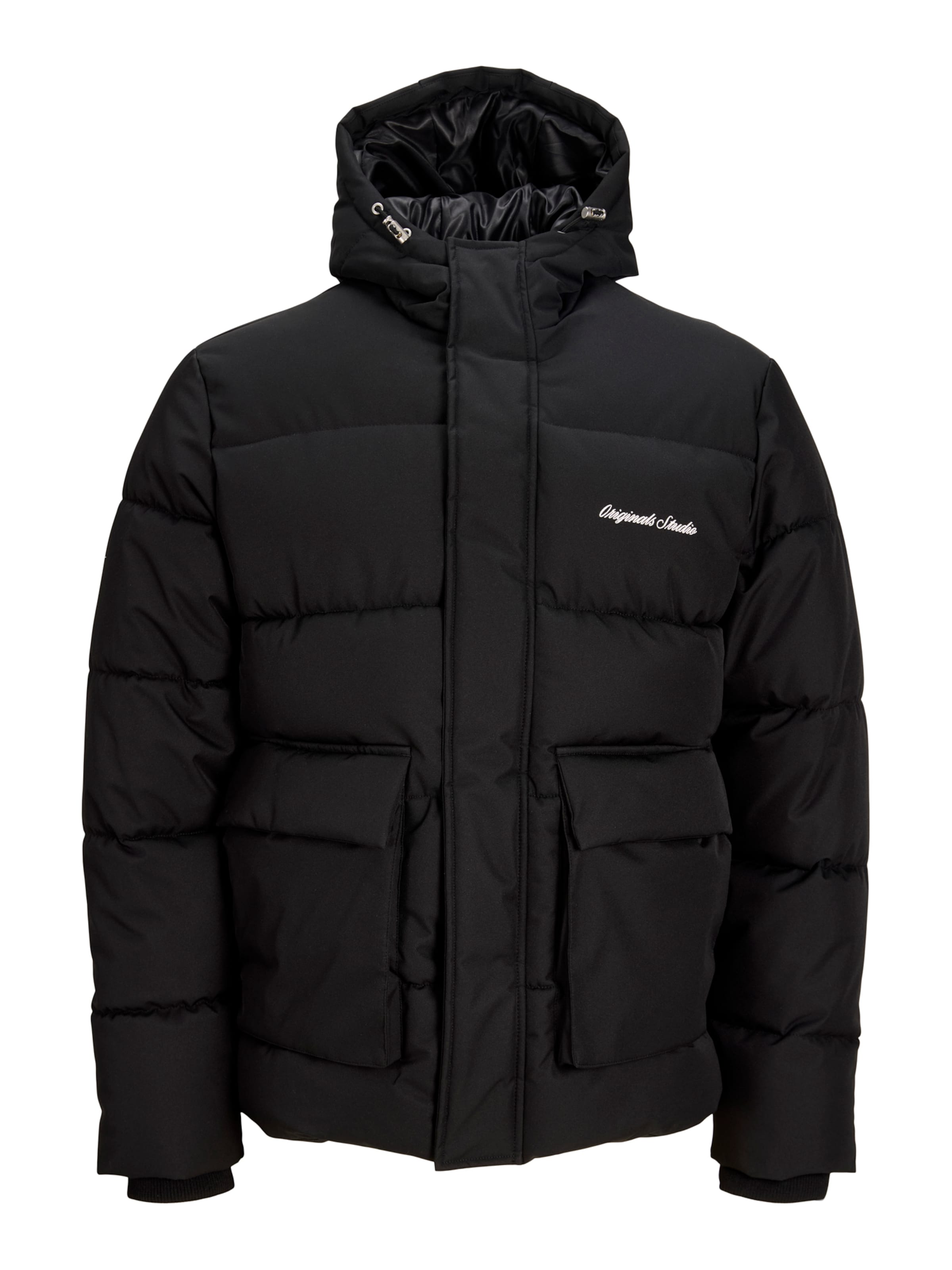 JACK & JONES Kurtka zimowa 'JORNORREBRO' w kolorze czarny: przód