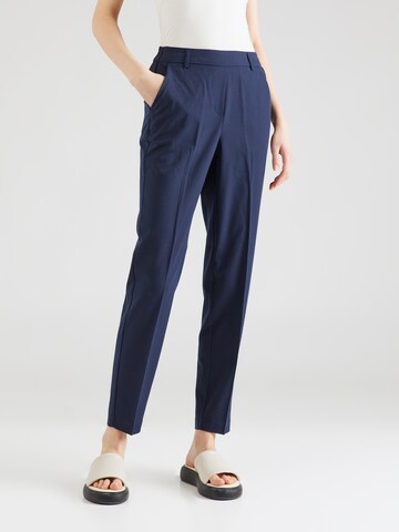 VERO MODA Slim fit Pleated Pants 'ZELDA' in Blue: front