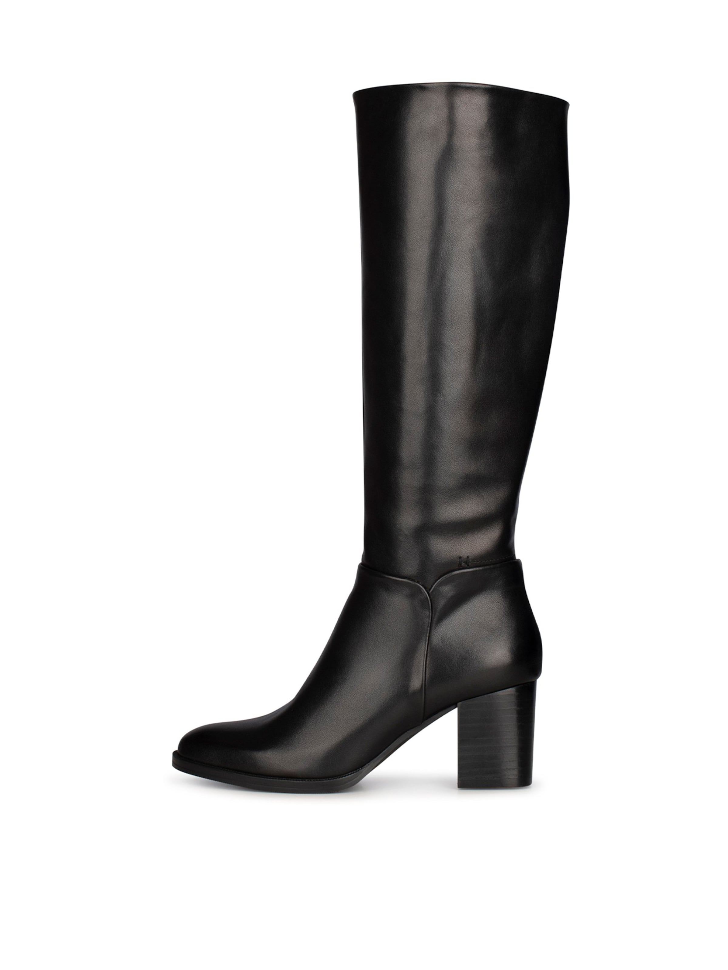 PS Poelman Boots 'Fleur' in Black: front