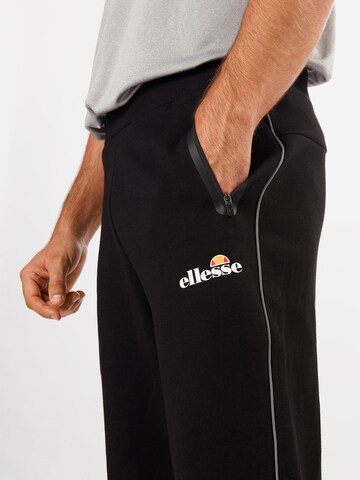 ELLESSE Конический (Tapered) Спортивные штаны 'Diruta' в Черный