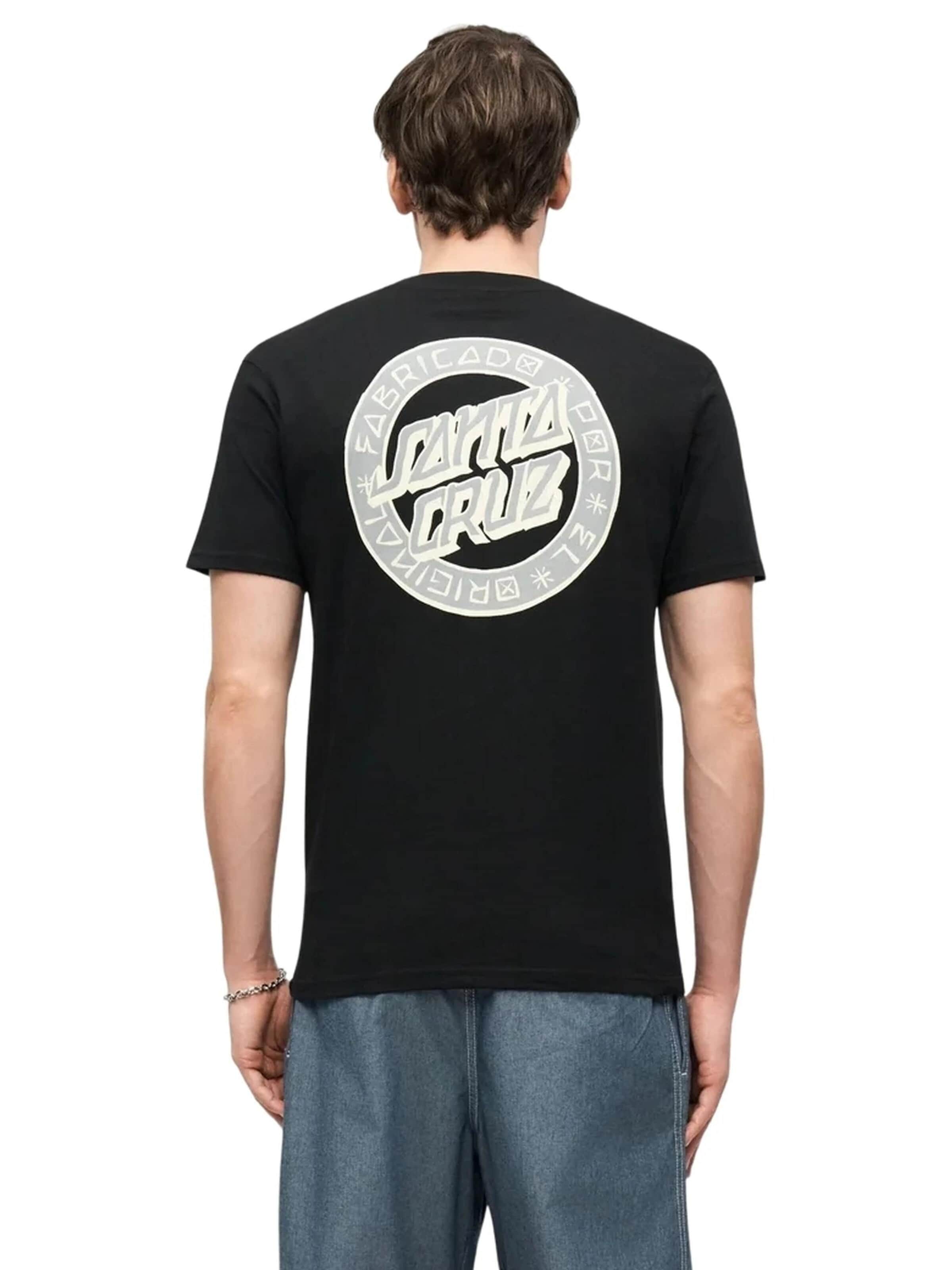Santa Cruz - Camisa 'Camiseta santa cruz negra loco dot tee' em preto