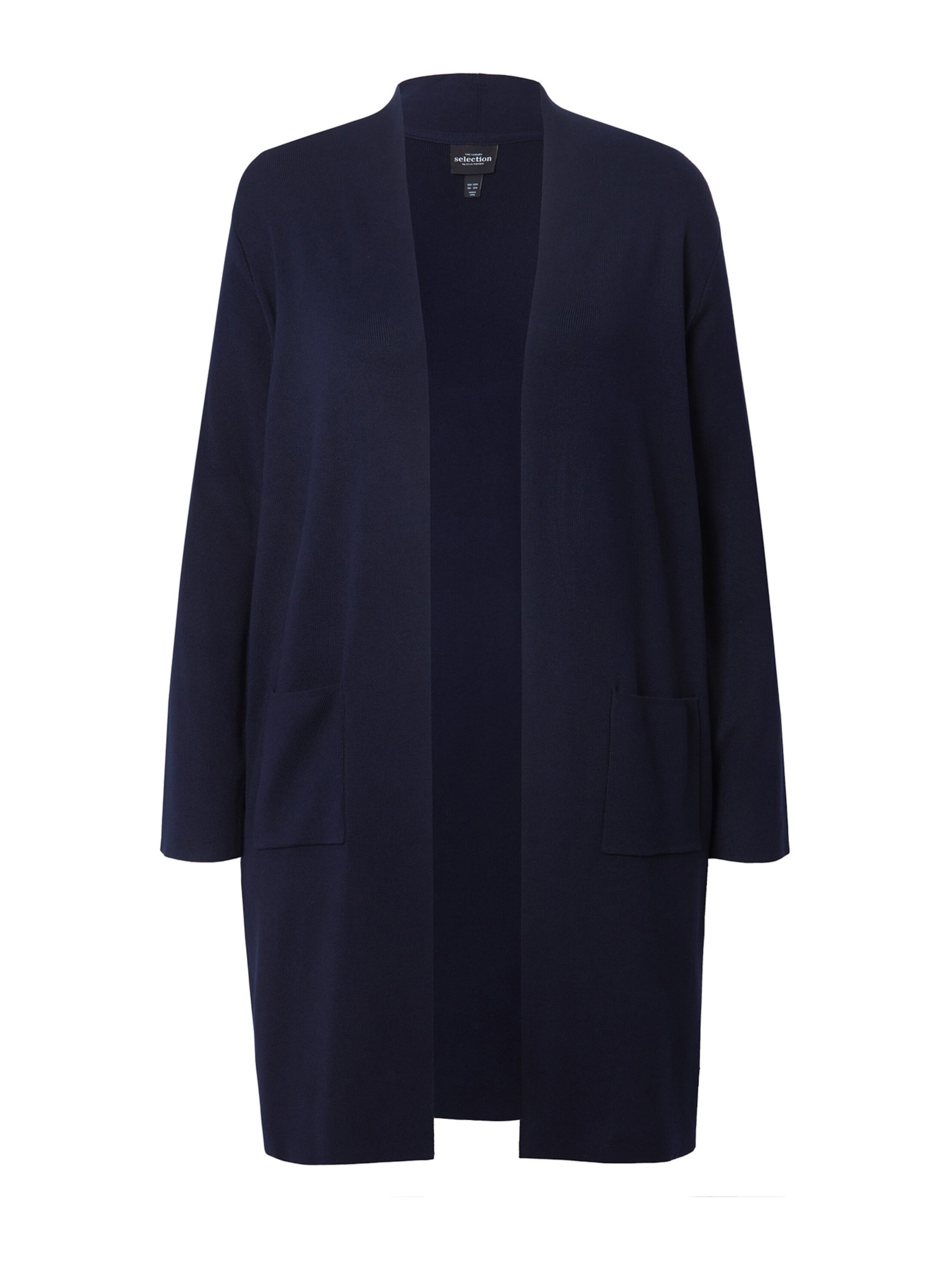 Ulla Popken Kardigan w kolorze niebieski: przód