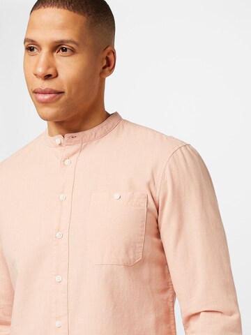 BLEND Slim fit Button Up Shirt 'SEA' in Pink