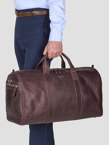 Howard London Weekender 'Weekend Bag Connor Dk Brown'‌‌‌‌‌‌‌‌ in Braun: Vorderseite