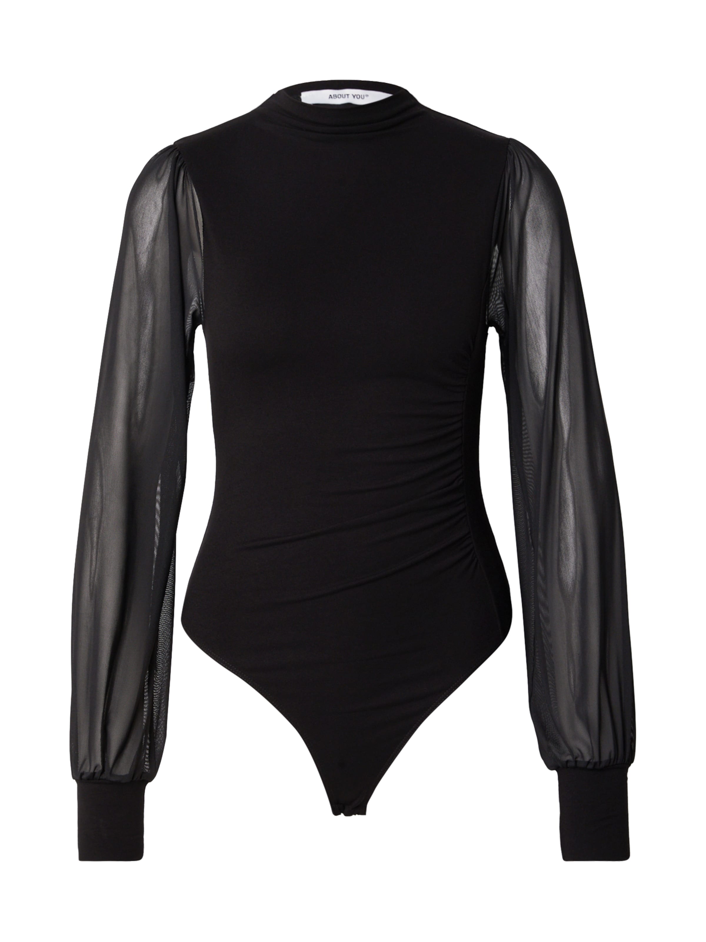 ABOUT YOU Блузка-боди 'Milena' в Черный: спереди