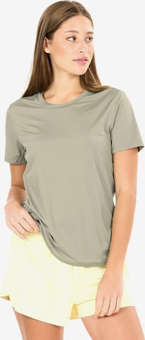 ENDURANCE Funktionsbluse 'Nan W SS Tee' i grøn: forside