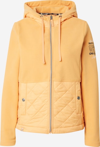 Soccx Fleece Jacket in Orange: front