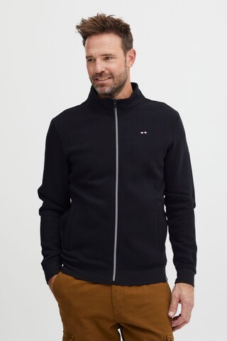 FQ1924 - Sudadera con cremallera 'Anton' en negro: frente