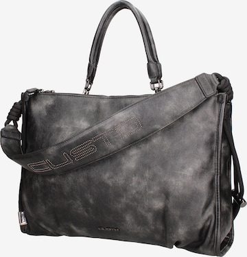 Borsa a spalla di Custo Barcelona in nero: frontale