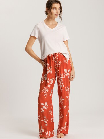 Pantalon de pyjama ' Sleep & Lounge ' Hanro en orange : devant
