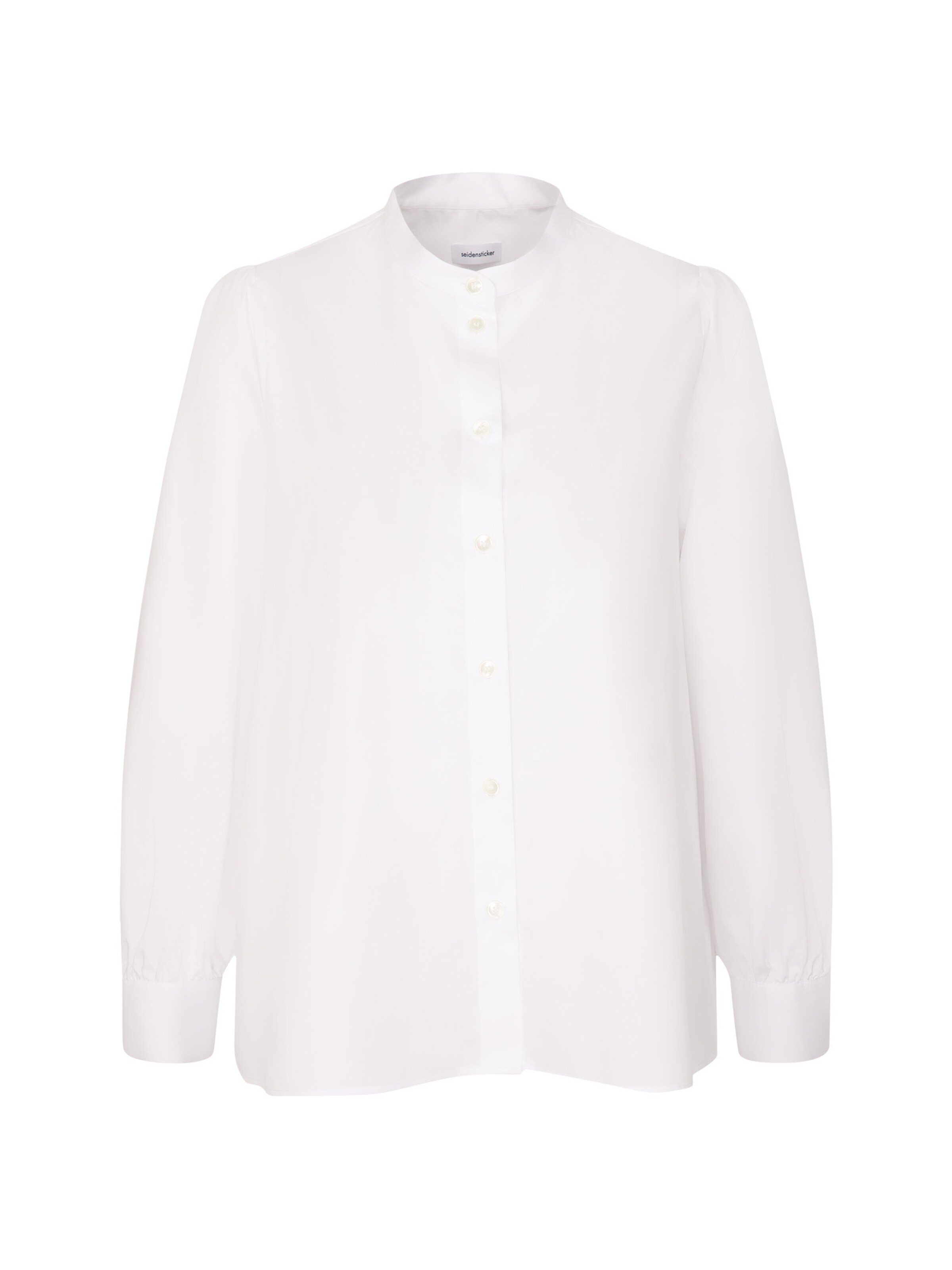 SEIDENSTICKER Chemisier 'Schwarze Rose' en blanc, Vue avec produit