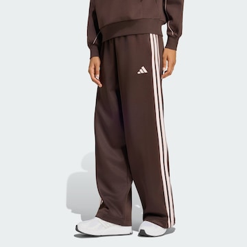 Loosefit Pantalon de sport 'Stadium' ADIDAS SPORTSWEAR en marron : devant