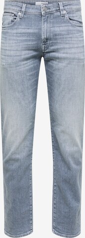 SELECTED HOMME - regular Vaquero 'Scott' en azul: frente