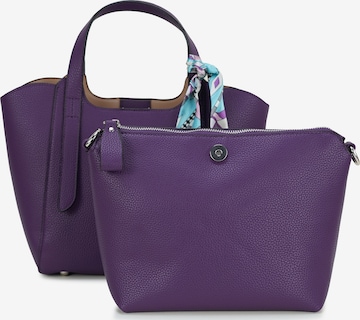 HARPA Handbag in Purple: front