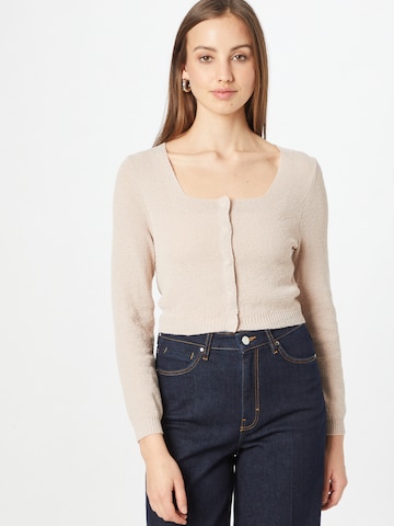 Cardigan Cotton On en beige : devant