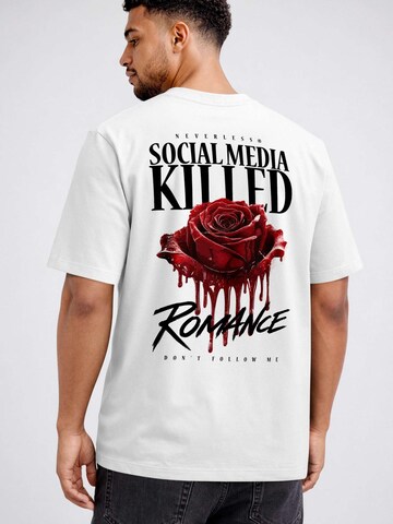 Neverless Shirt 'Romance' in White