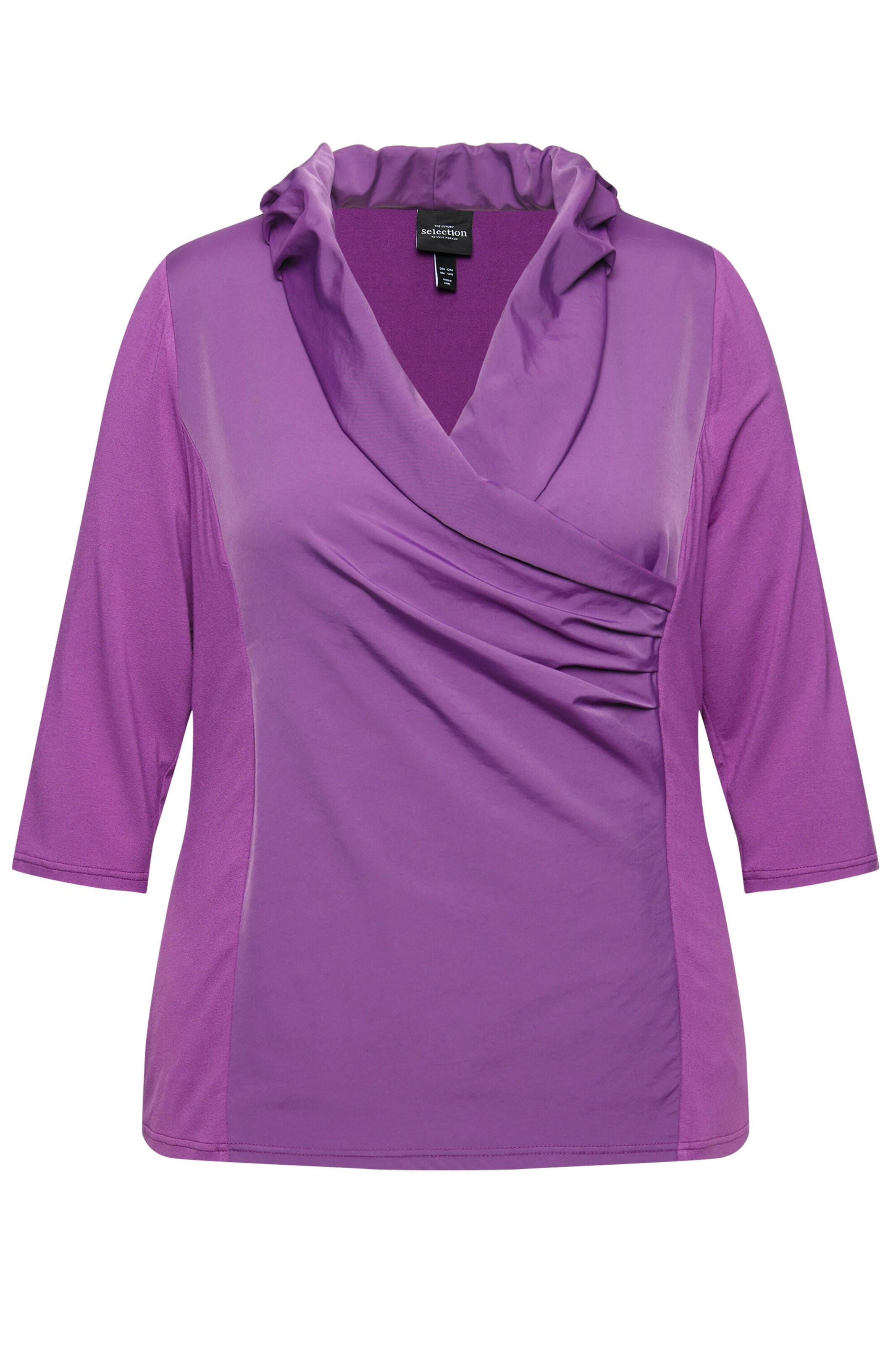 Ulla Popken Bluse in Lila: Vorderseite