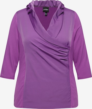 Ulla Popken Blouse in Lila: voorkant