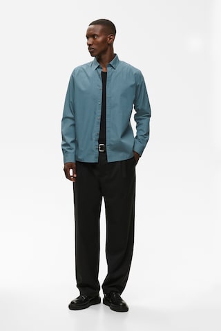 Matinique Regular fit Button Up Shirt in Blue