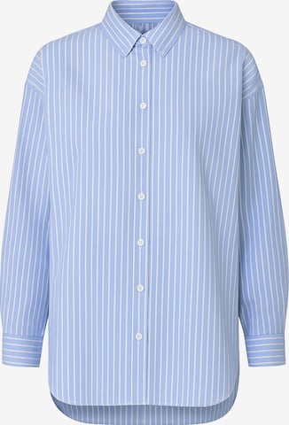 Touche Prive Blouse in Blauw: voorkant