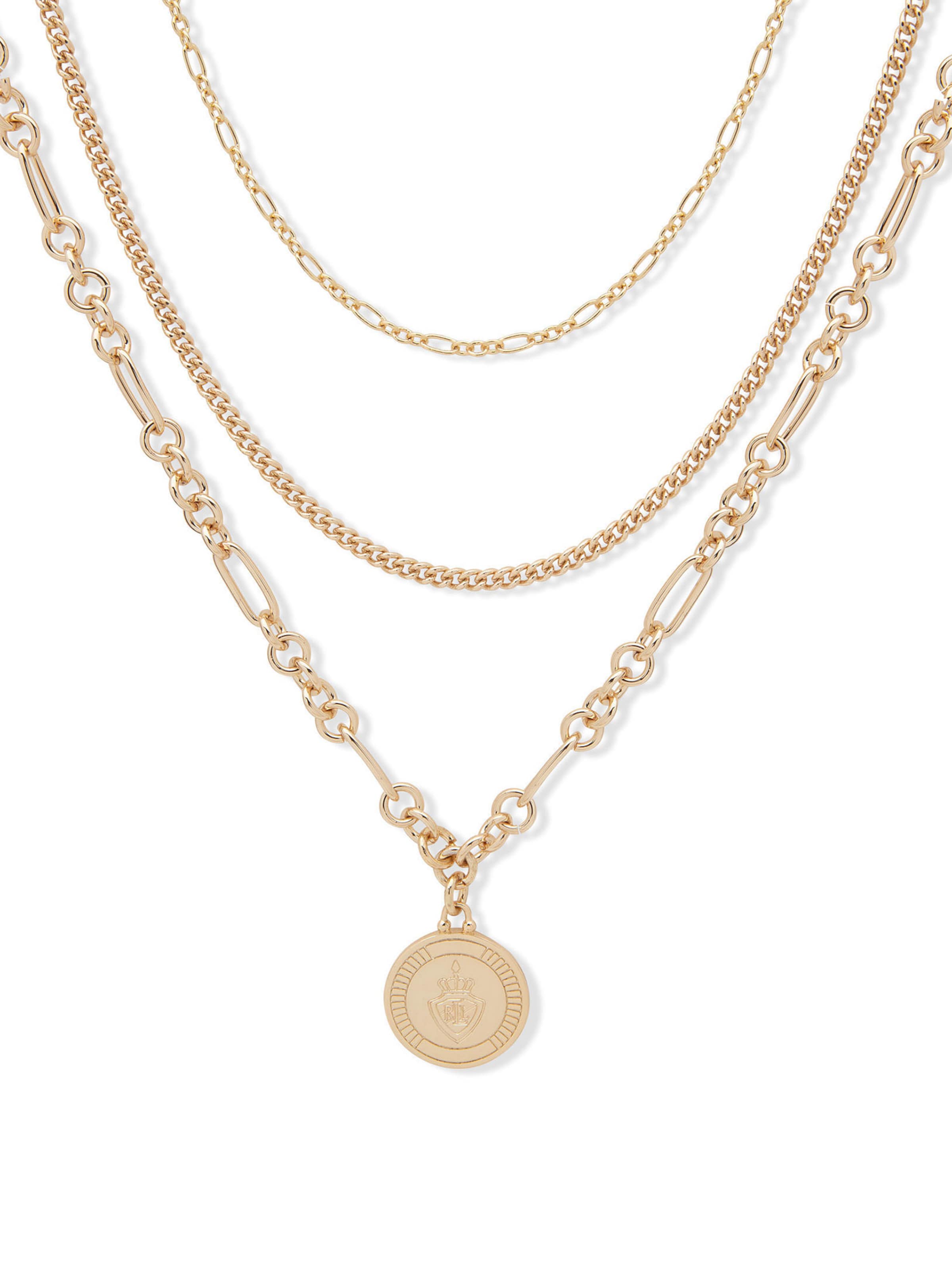 Lauren Ralph Lauren Цепочка в Золотой: спереди