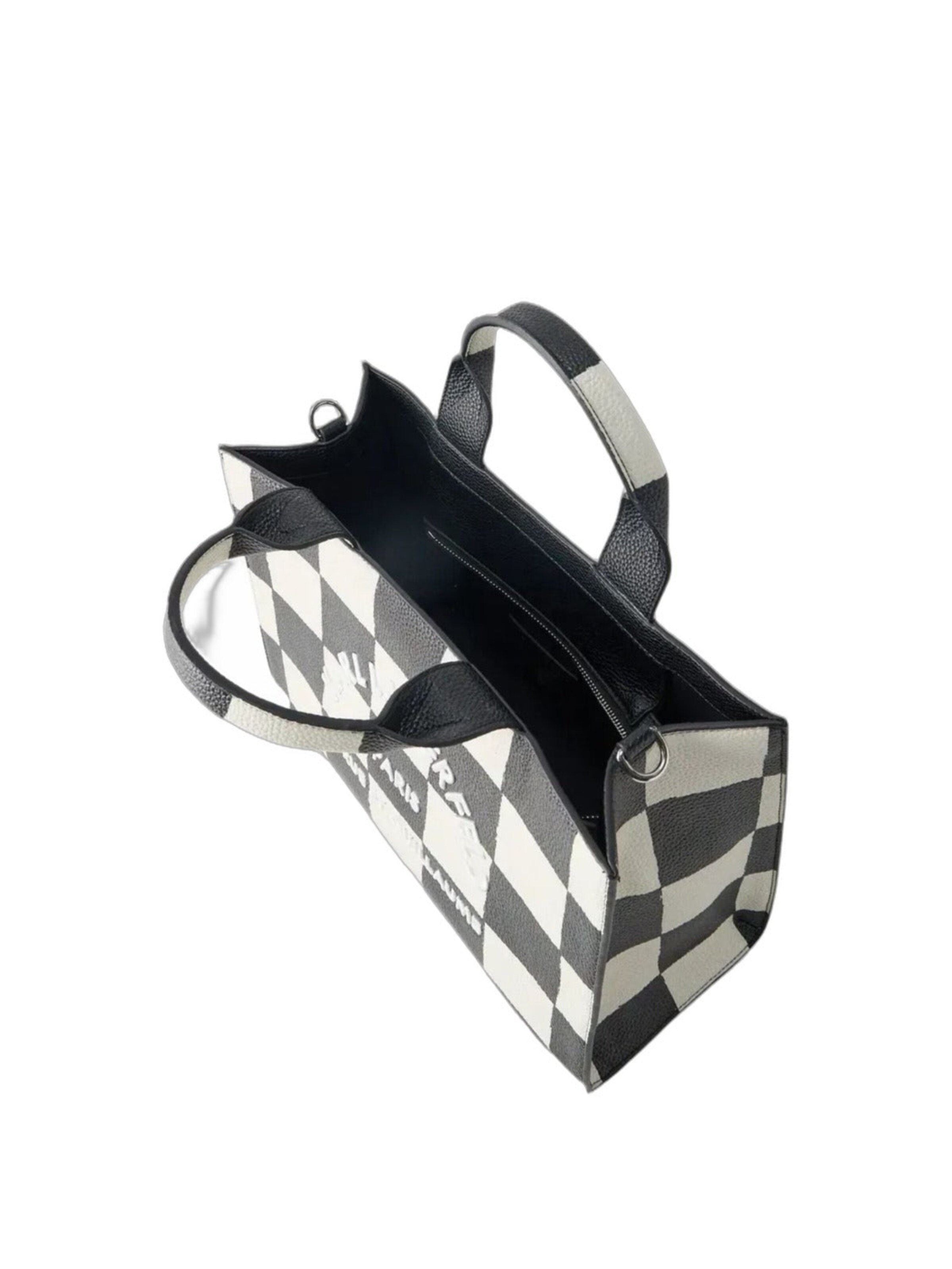 Cabas 'Karl Lagerfeld Cabas Carré Damier Noir & Blanc' Karl Lagerfeld en noir