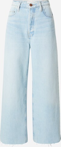 FRAME Wide leg Jeans in Blue: front
